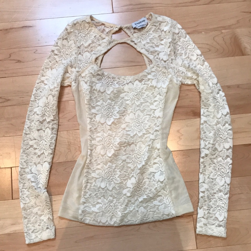 Bebe lace top
